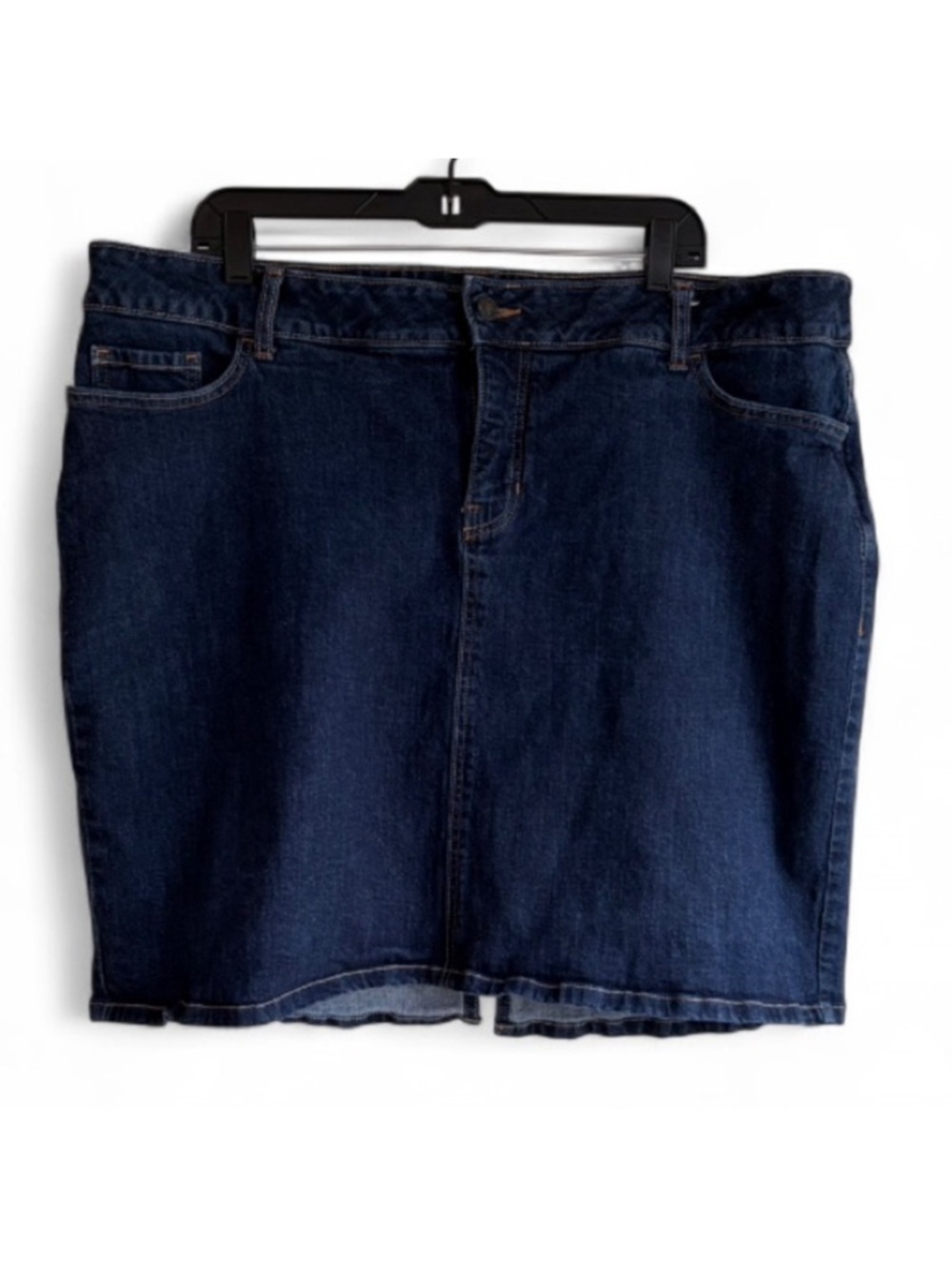 Old Navy Blue Denim Mini Skirt Size 22